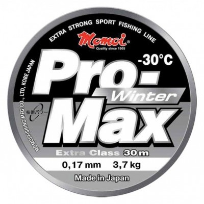 Леска зимняя Momoi Pro-Max Winter 30м 0.13мм 2.2кг