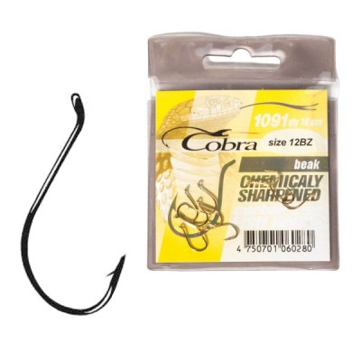 Крючки Cobra B1091 Beak Gold #06-10шт