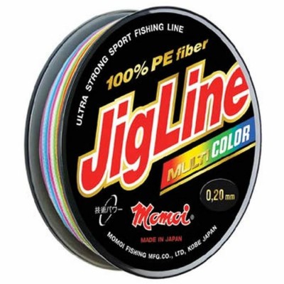 Шнур Momoi JigLine Multicolor 100м, 0,14мм, 10,0кг 