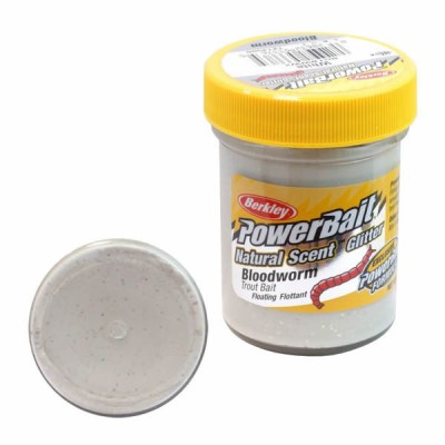 Паста Berkley Powerbait Natural Scent Bloodworm Trout Bait White
