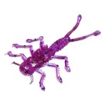 Силиконовая приманка Microkiller веснянка 35 фиолетовый неон