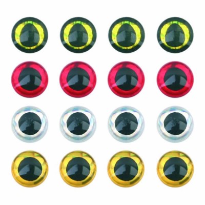 Глазки Stinger Fly 3D Eyes 3mm 48шт. Yellow