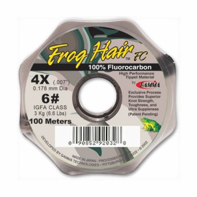 Леска FrogHair Fluorocarbon Tippet Material 20m 0,483mm